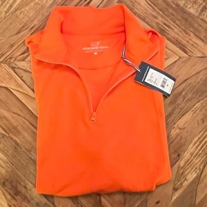 Bright Orange long sleeve Shirt size Men’s Medium Vineyard Vines